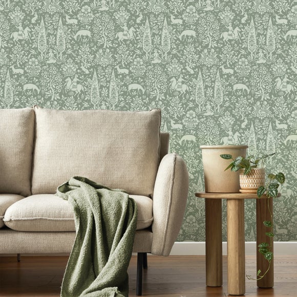 Crown Woodland Wallpaper