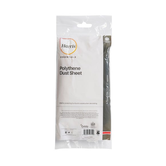 Harris Essentials Dust Sheet 3.7m x 3.7m