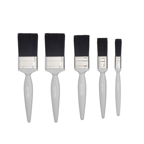 Harris Essentials Gloss Paint Brush 5 Pack