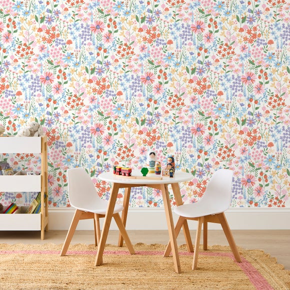 Ladybird Garden Wallpaper