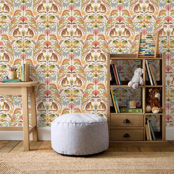 Nature's Exhibitionists Patterned Wallpaper