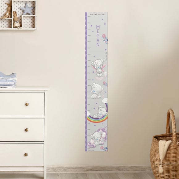 Personalised Tiny Tatty Teddy Unicorn Height Chart