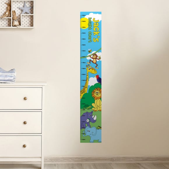 Personalised Zoo Height Chart