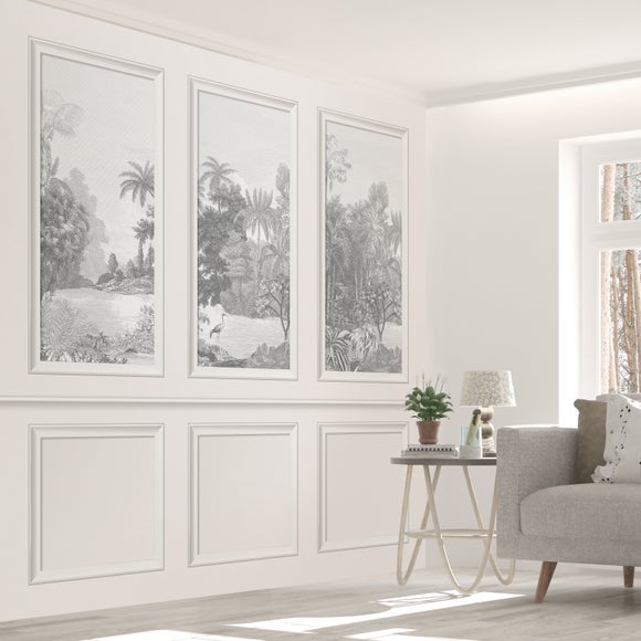 Vintage Tropical Panelled Wall Mural