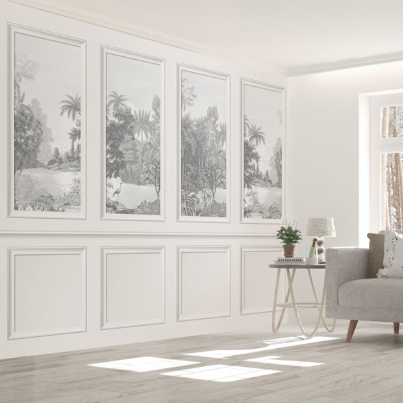 Vintage Tropical Panelled Wall Mural