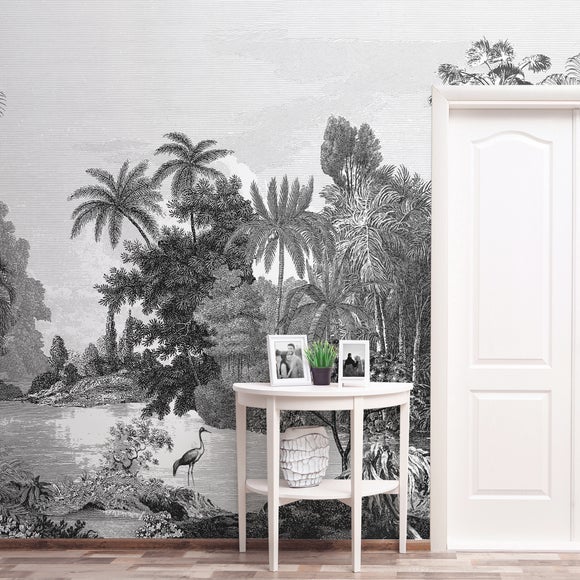Vintage Tropical Wall Mural