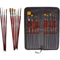 Major Brushes Acrylic Brush, Artist's Choice Superior (Set of 10)