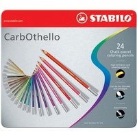 STABILO Tinned Art Products Carbothello Chalk Pastel Coloured Penc...