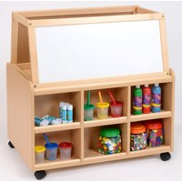 Classroom Resource Unit with Drywipe Easel