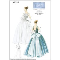 Vogue Sewing Pattern 8729 (AA) - Misses Dress & Underskirt 6-12 V8729  6-12