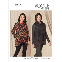 Vogue Sewing Pattern 1817 (B5) - Misses Jacket & Vest 8-16 V1817B5 8-16