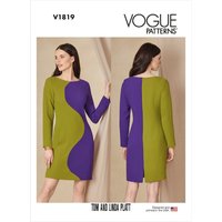 Vogue Sewing Pattern 1819 (B5) - Misses Dress 8-16 V1819B5 8-16