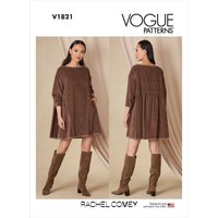 Vogue Sewing Pattern 1821 (A) - Misses Dress XS-XXL V1821A XS-XXL