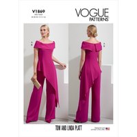 Vogue Sewing Pattern 1869 (F5) - Misses Top & Pants 16-24 V1869F5 16-24