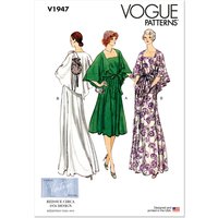 Vogue Sewing Pattern V1947 (Y5) Missesâ Evening Dress Vintage 1970's  18-26