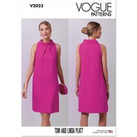 Vogue Sewing Pattern V2023 (D5) Miss Dress by Tom & Linda Platt Inc  4-12