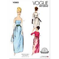 Vogue Sewing Pattern 2082 (B5) Misses Dress and Bolero  8-10-12-14-16