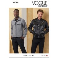 Vogue Sewing Pattern 2080 (AA) Mens Jackets  34-36-38-40-42
