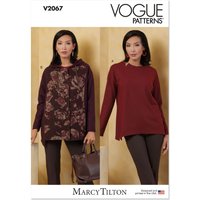Vogue Sewing Pattern 2067 (A) Misses Knit Top & Jacket  XS-S-M-L-XL-XXL