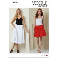Vogue Sewing Pattern 2095 (A) Misses Skirt in Two Lengths  XS-S-M-L-XL