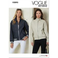 Vogue Sewing Pattern 2093 (Y5) Misses Jackets  18-20-22-24-26
