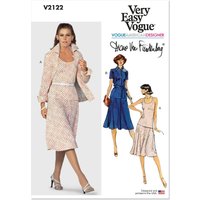 Vogue Sewing Pattern 2122 (Y5) Jacket Skirt Diane von Furstenberg  18-20-22-24-26