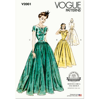 Vogue Sewing Pattern V2001 (Y5) Misses' Dress  18-20-22-24-26