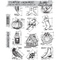 Tim Holtz - Mini Blueprints No. 5- Stamp