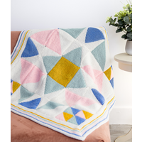 Kaleidoscope Blanket - Pastel Colourway